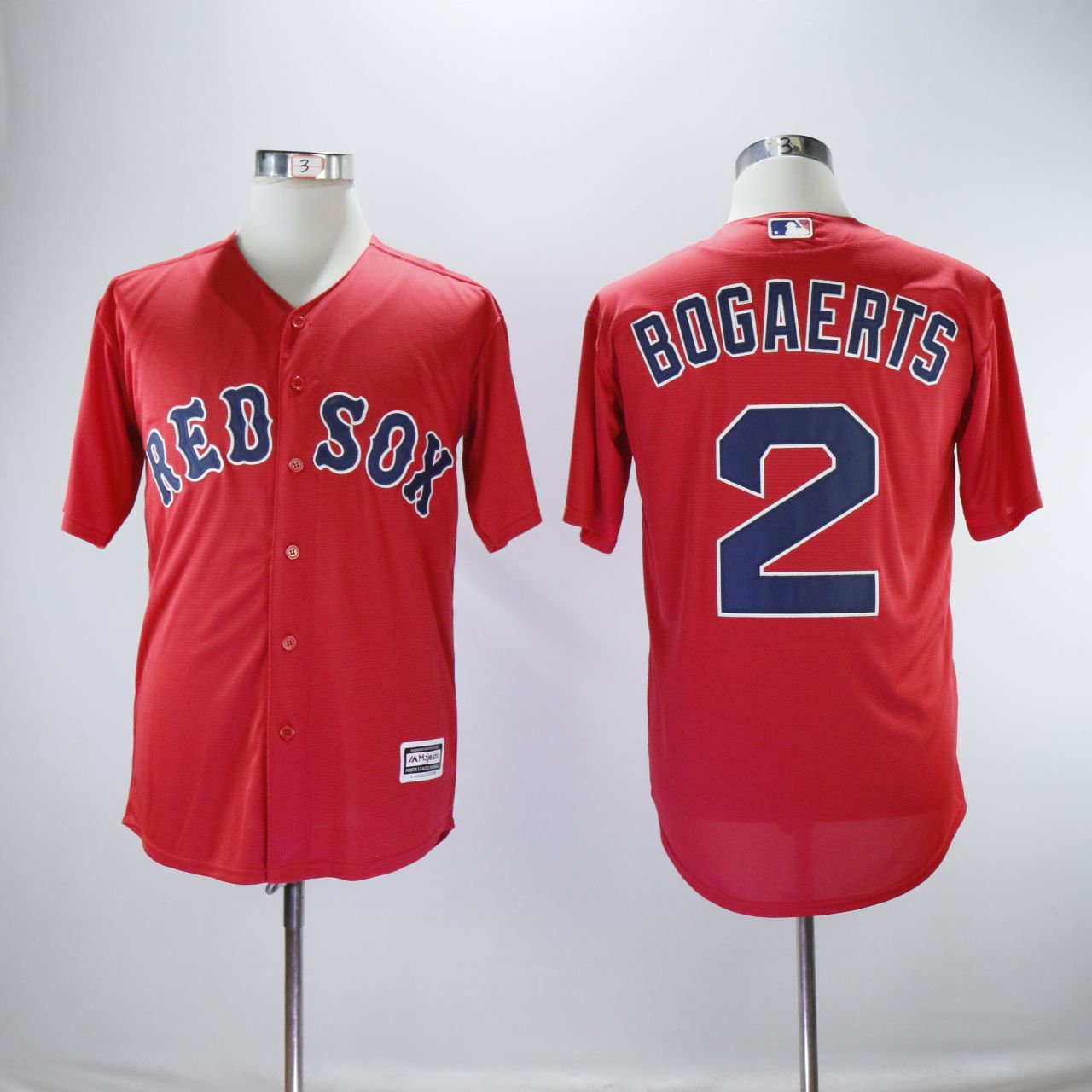 Men Boston Red Sox #2 Bogaerts Red MLB Jerseys->boston red sox->MLB Jersey
